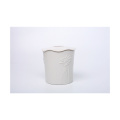 Delicate Round Plastic Tissue Box Tissue Box Cover Tissue Holder For Table Decoration